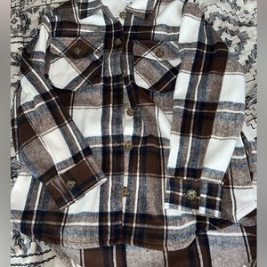 flannel over size walmart brand
